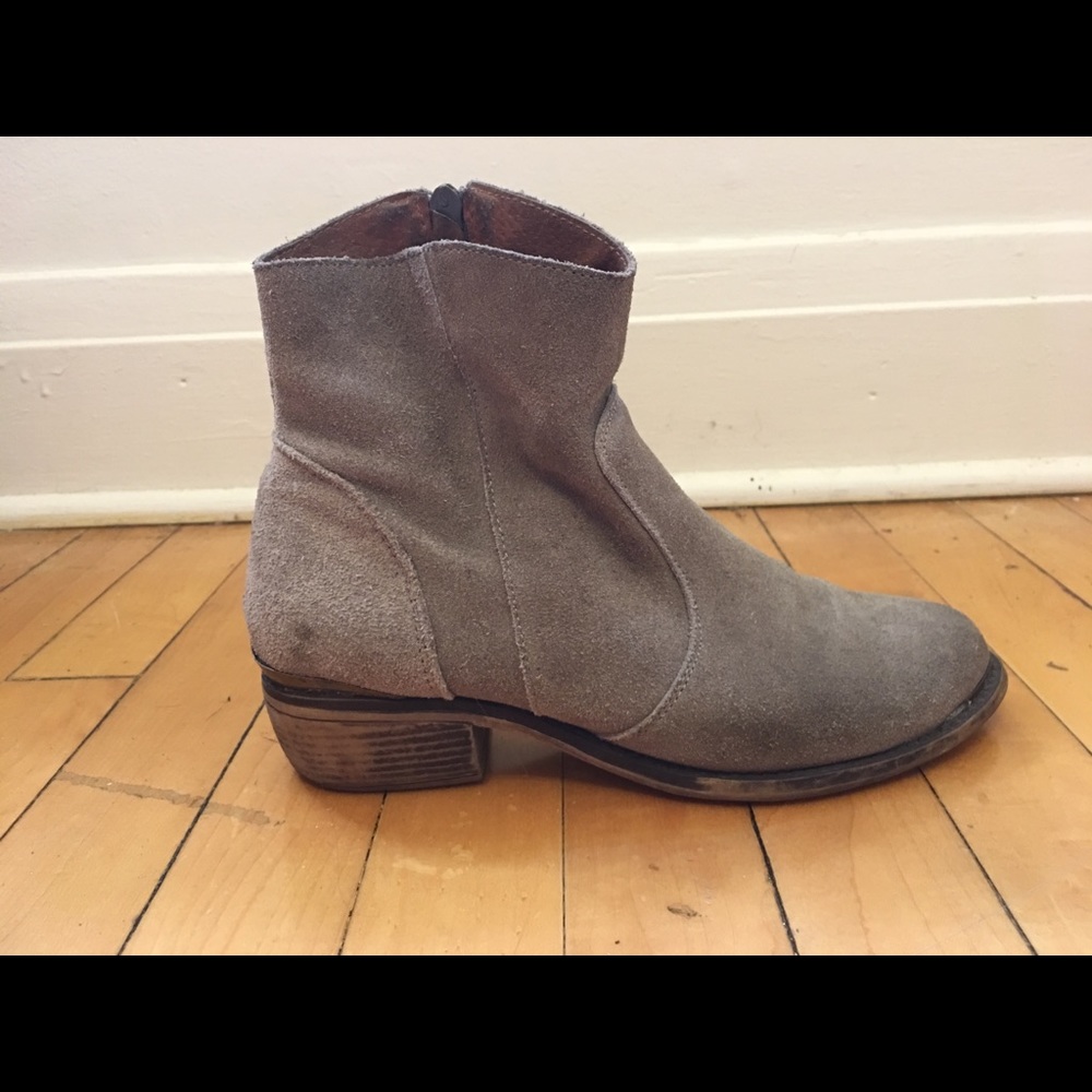 Suede Booties